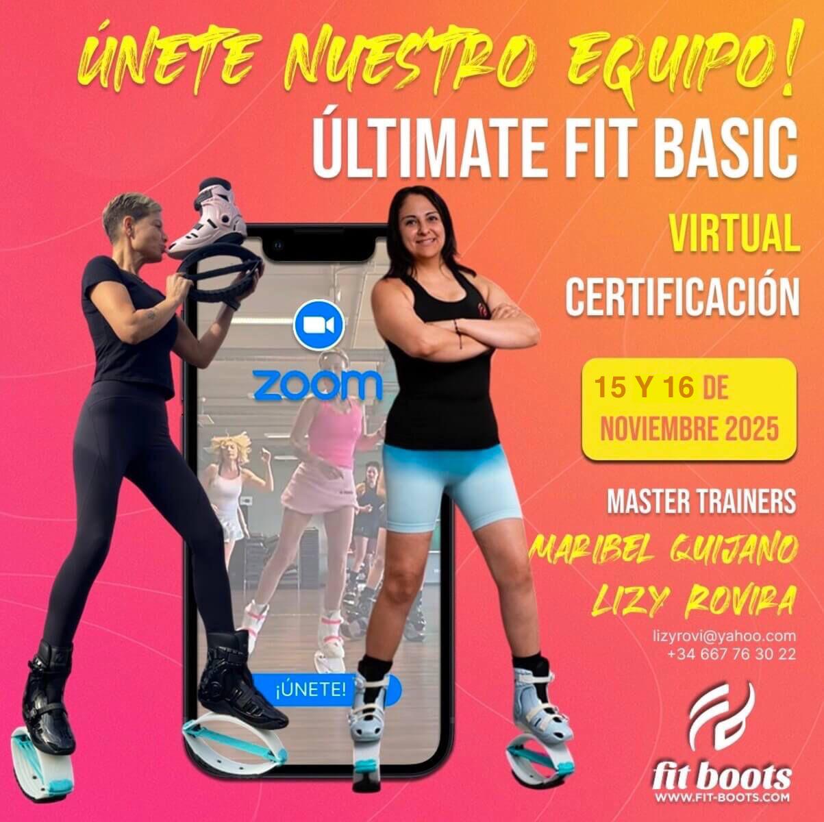 ¡Certificación Virtual Ultimate Fit Basic | 15 y 16 de Noviembre 2025 vía Zoom con Lizy Rovira e Maribel Quijano!