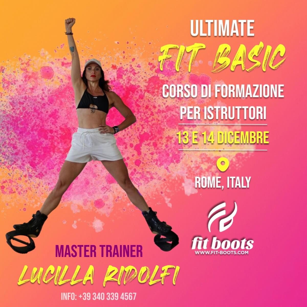 Corso di Formazione Ultimate FIT BASIC - 13 e 14 Dicembre a Roma con Lucilla!