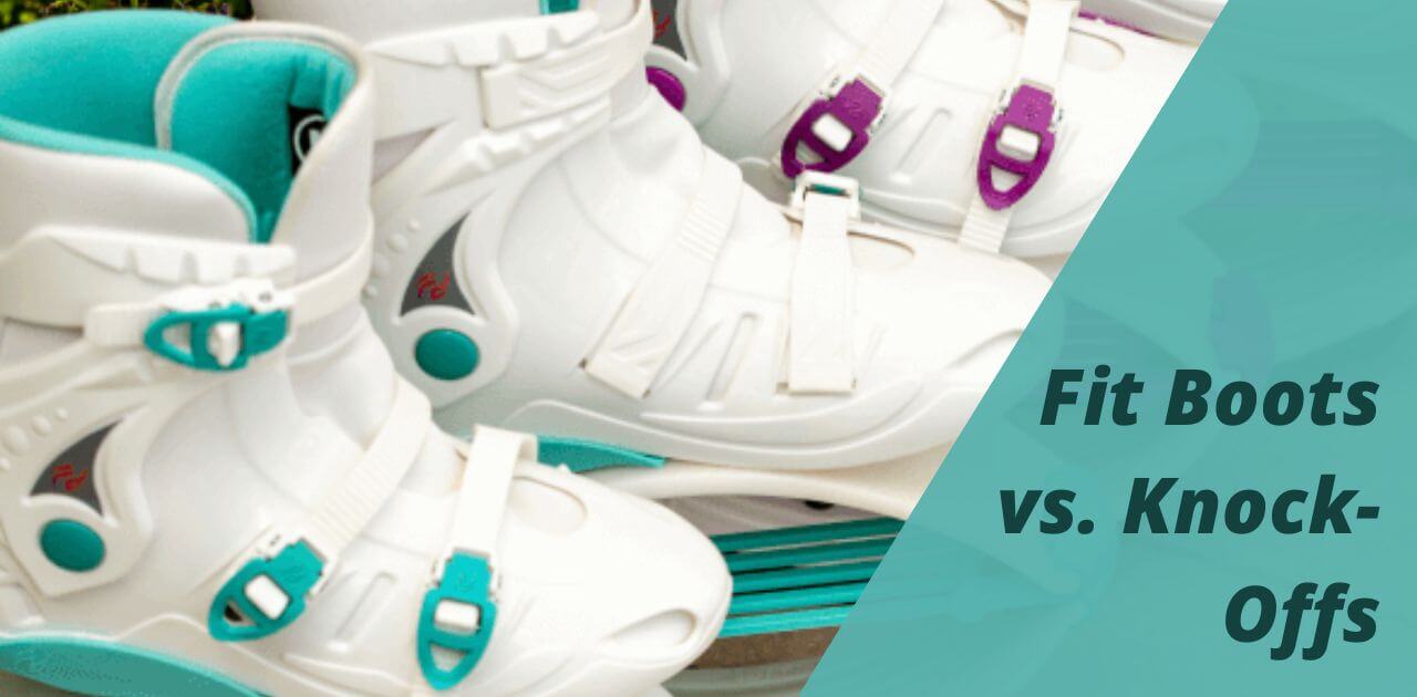 botas de ajuste vs. imitações