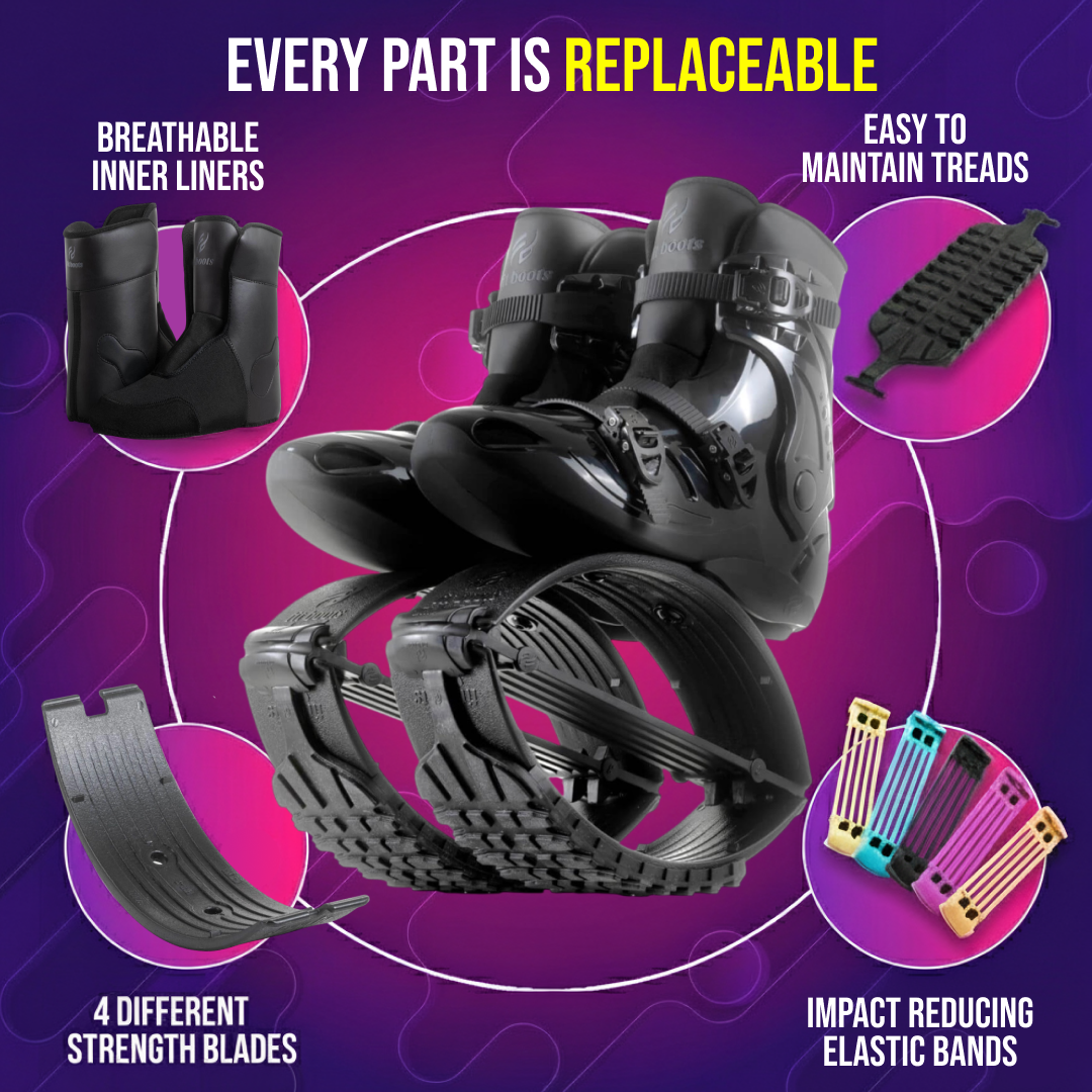 Fit Boots® X-Bound Black - As melhores botas de salto