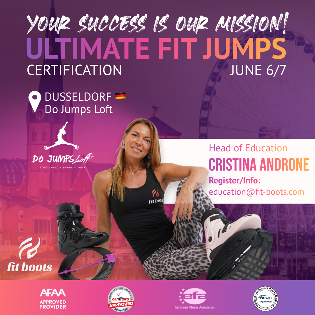Ultimate Fit Jumps Certification – with Head of Education Cristina Androne - June 6–7, Düsseldorf, Germany