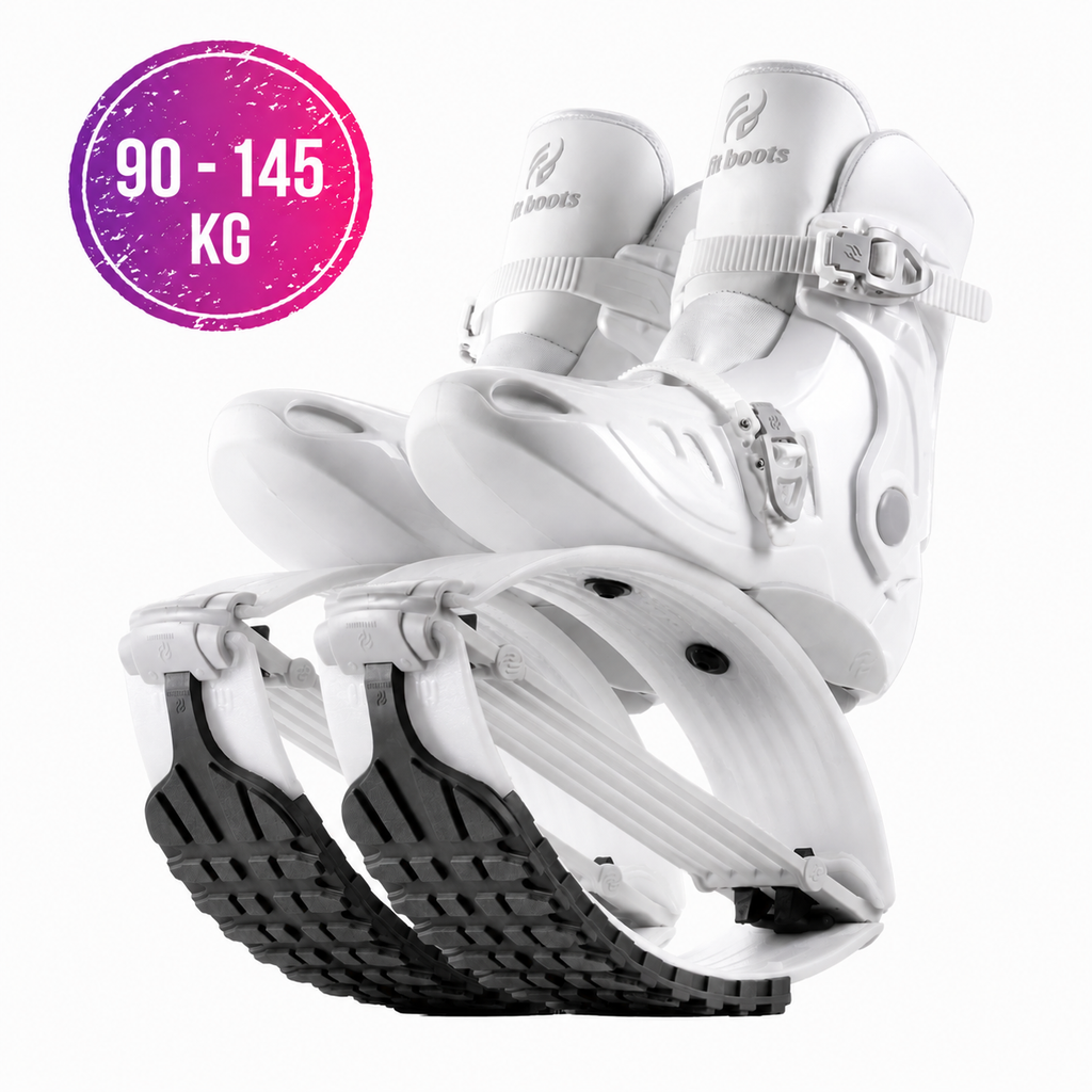 Fit Boots® X-Tense White: botas de rebote para deportistas y usuarios exigentes