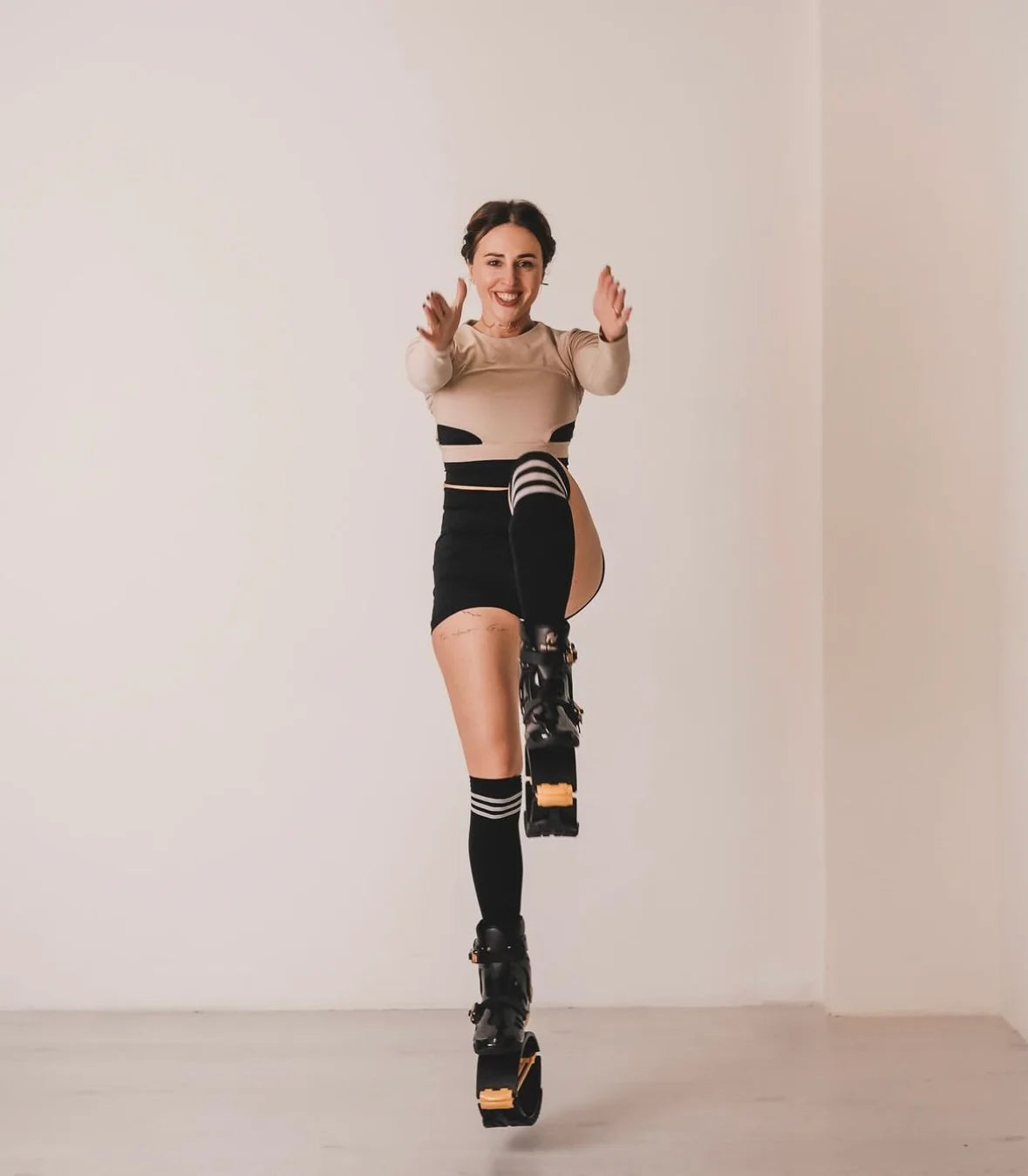 Fit Boots® X-Bound Black/Gold – Ultimate Jump Boots