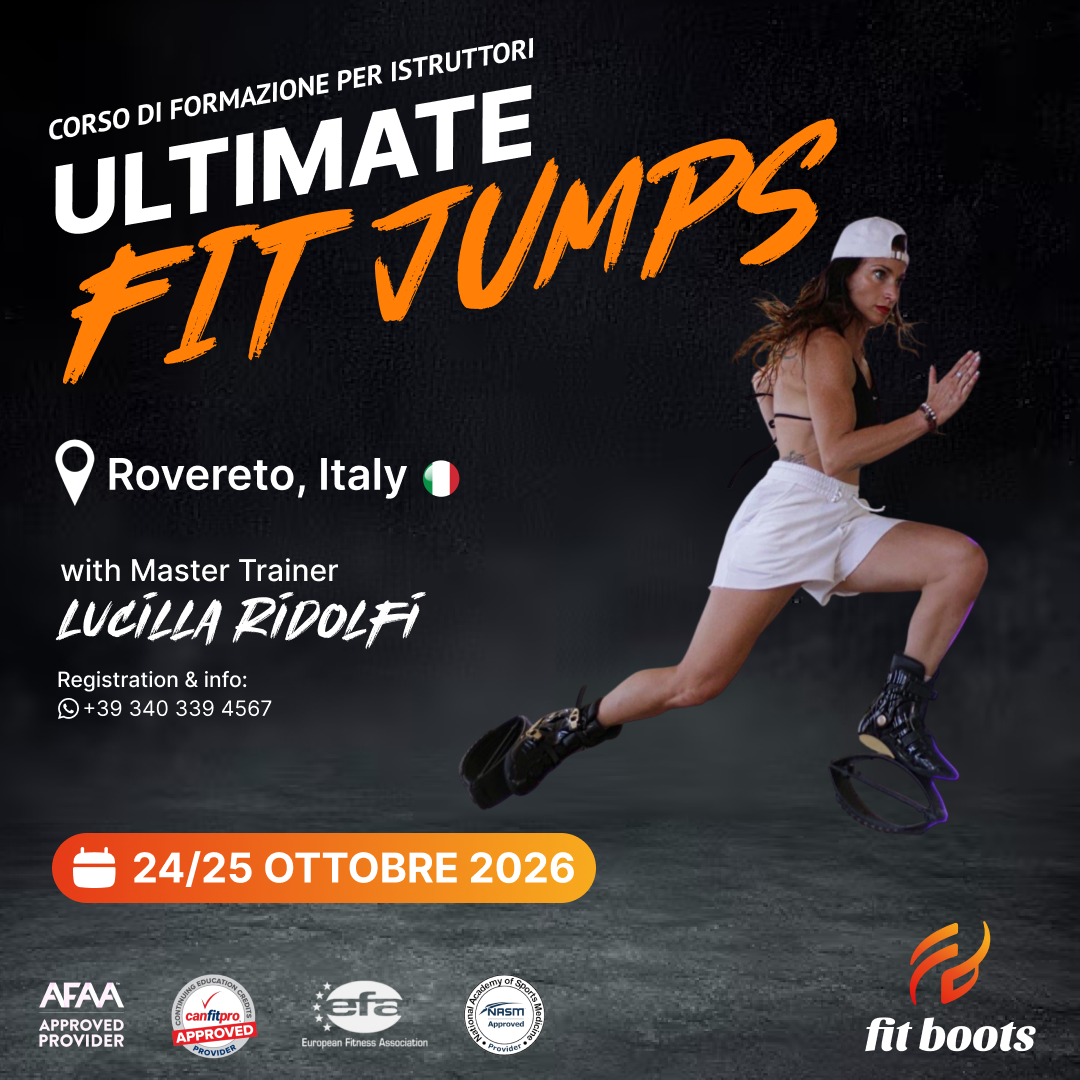 Ultimate Fit Jumps Corso Istruttori con Lucilla Ridolfi  24 e 25 ottobre 2026 Rovereto
