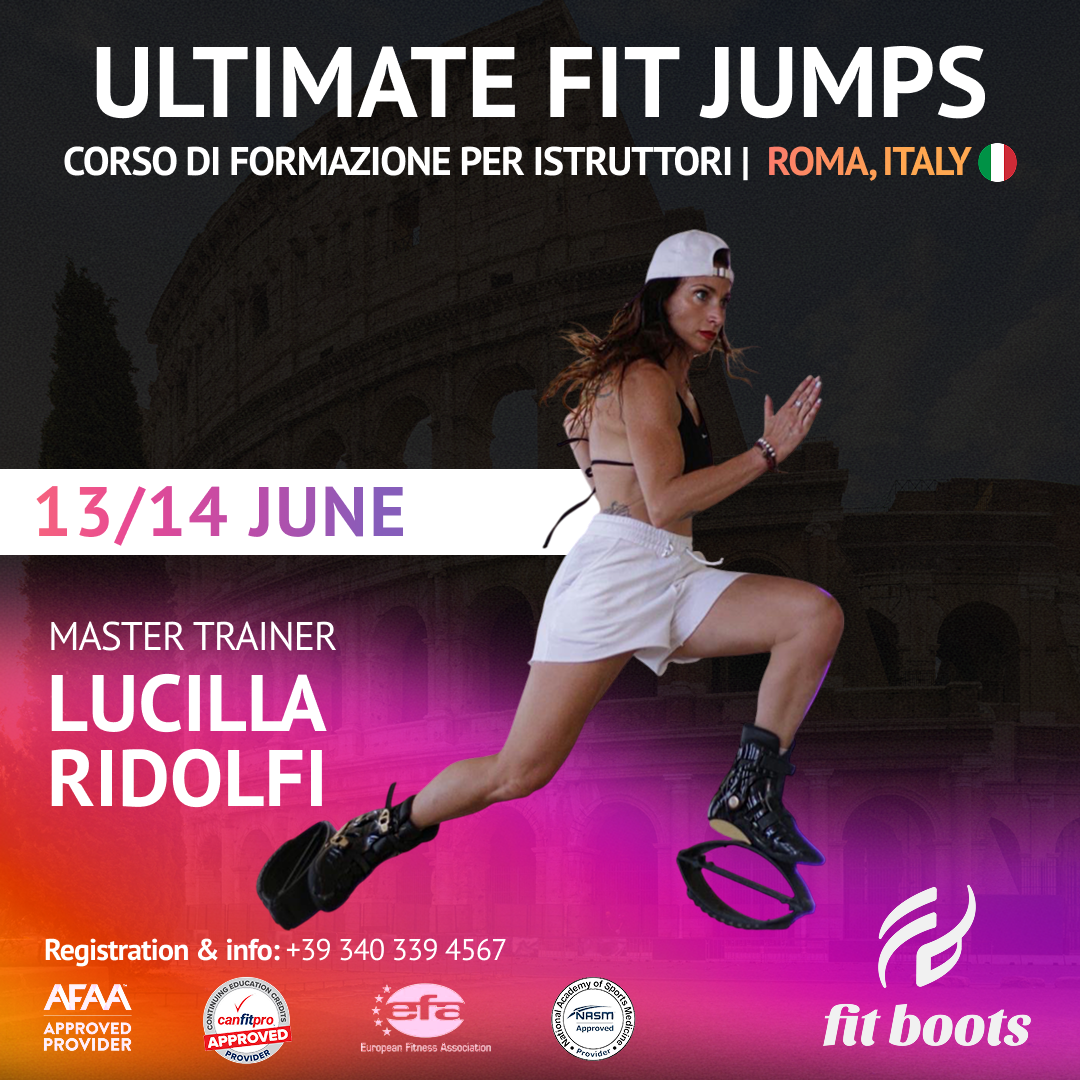 Ultimate Fit Jumps – Corso di Formazione per Istruttori | Roma, Italy | 13–14 June 2026 | Master Trainer Lucilla Ridolfi
