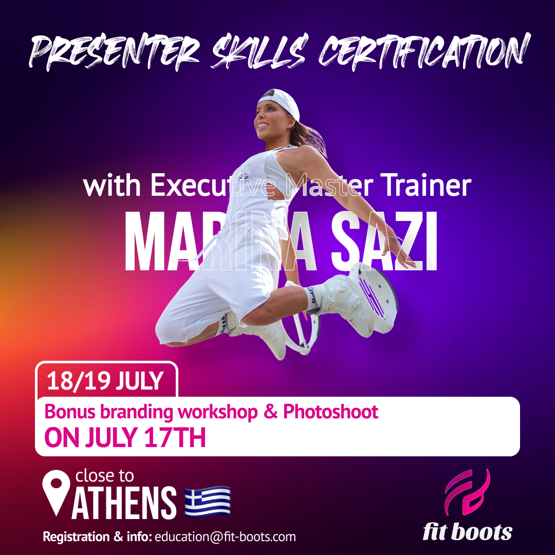 Certificación Ultimate Fit Jumps con la entrenadora principal Marina Sazi, 18 y 19 de julio de 2026, Atenas, Grecia
