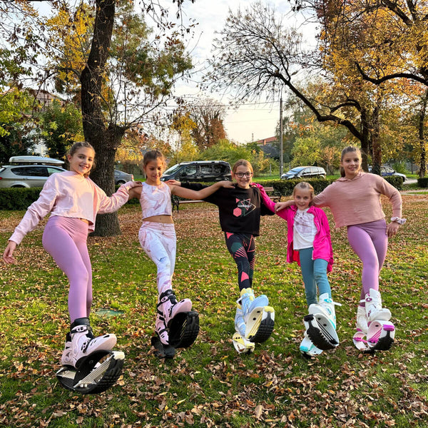 Fit Boots® X-Joy Pink – Premium Jump Boots for Kids Hover