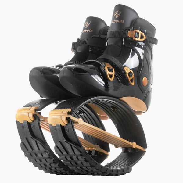 Fit Boots® X-Bound Schwarz/Gold - Ultimative Sprungstiefel