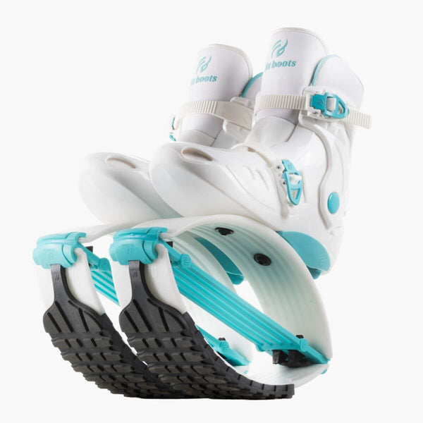 Fit Boots® X-Bound Weiß/Aqua - Ultimative Sprungstiefel