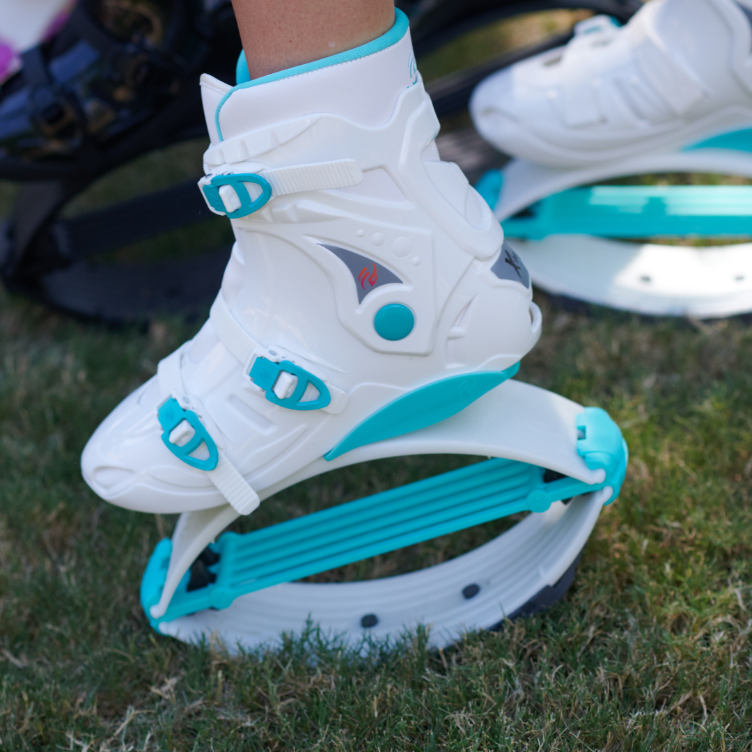 Fit Stiefel weiß aqua
