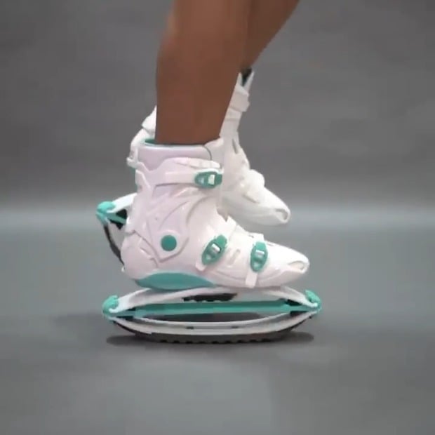 Fit Stiefel weiß aqua in Aktion