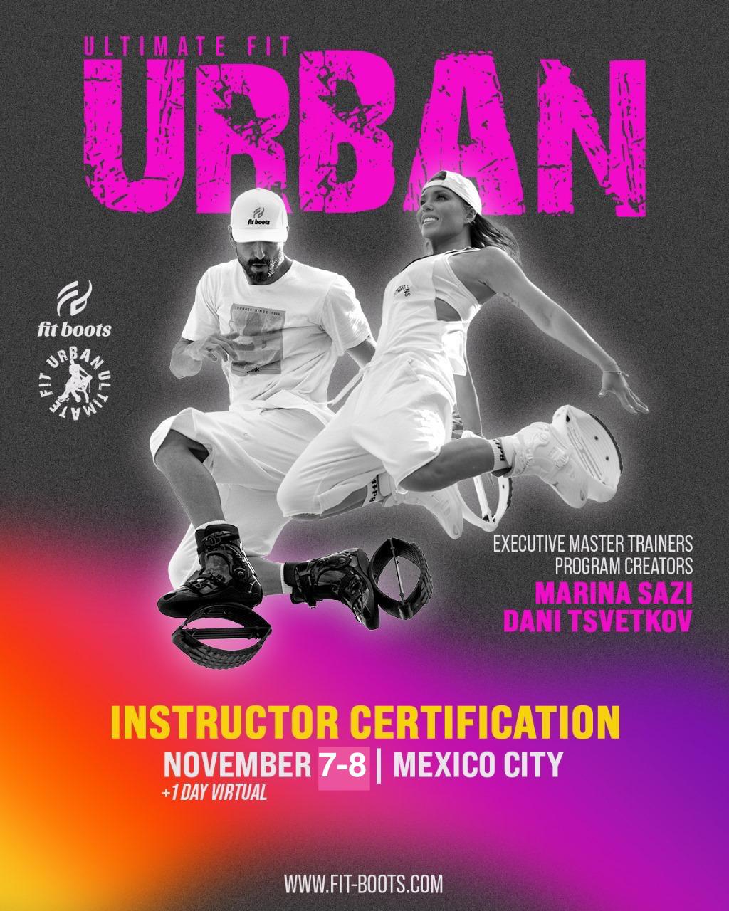 Ultimate Fit Urban Instructor Zertifizierung - Mexiko-Stadt, 8-9 November mit Marina Sazi & Dani Tsvetkov