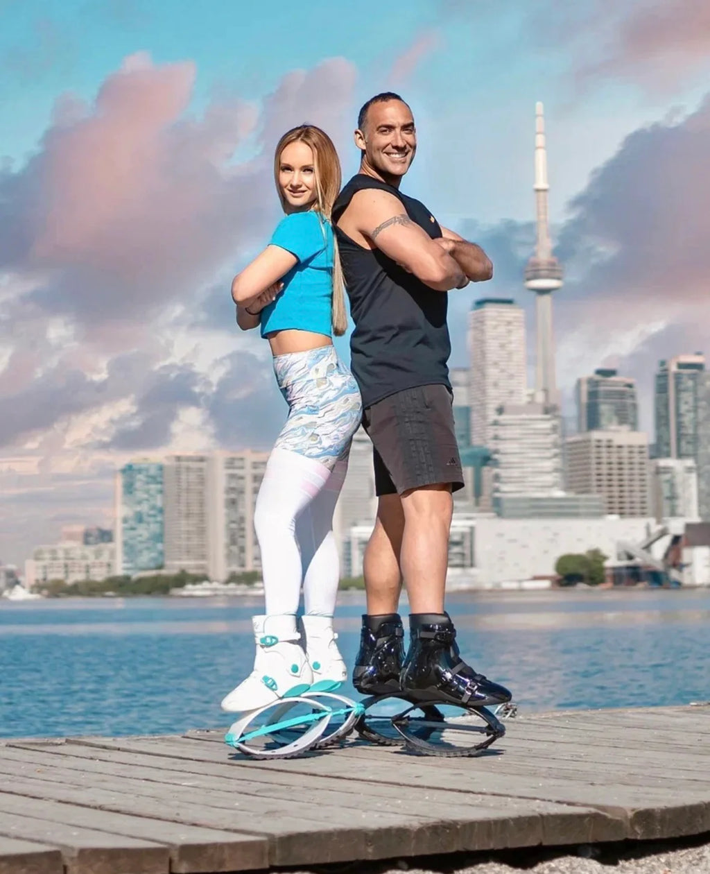 Fit Boots® X-Tense Black - Botas de rebote para atletas y usuarios intensivos