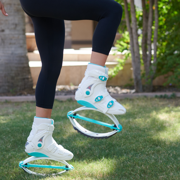 Fit Boots® X-Bound White/Aqua - Lo último en botas de salto Hover