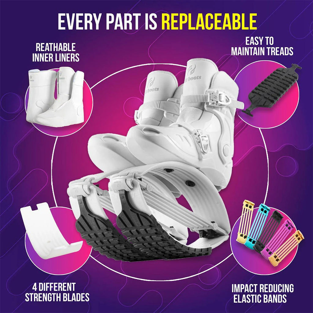 Fit Boots® X-Bound White - Botas de salto definitivas