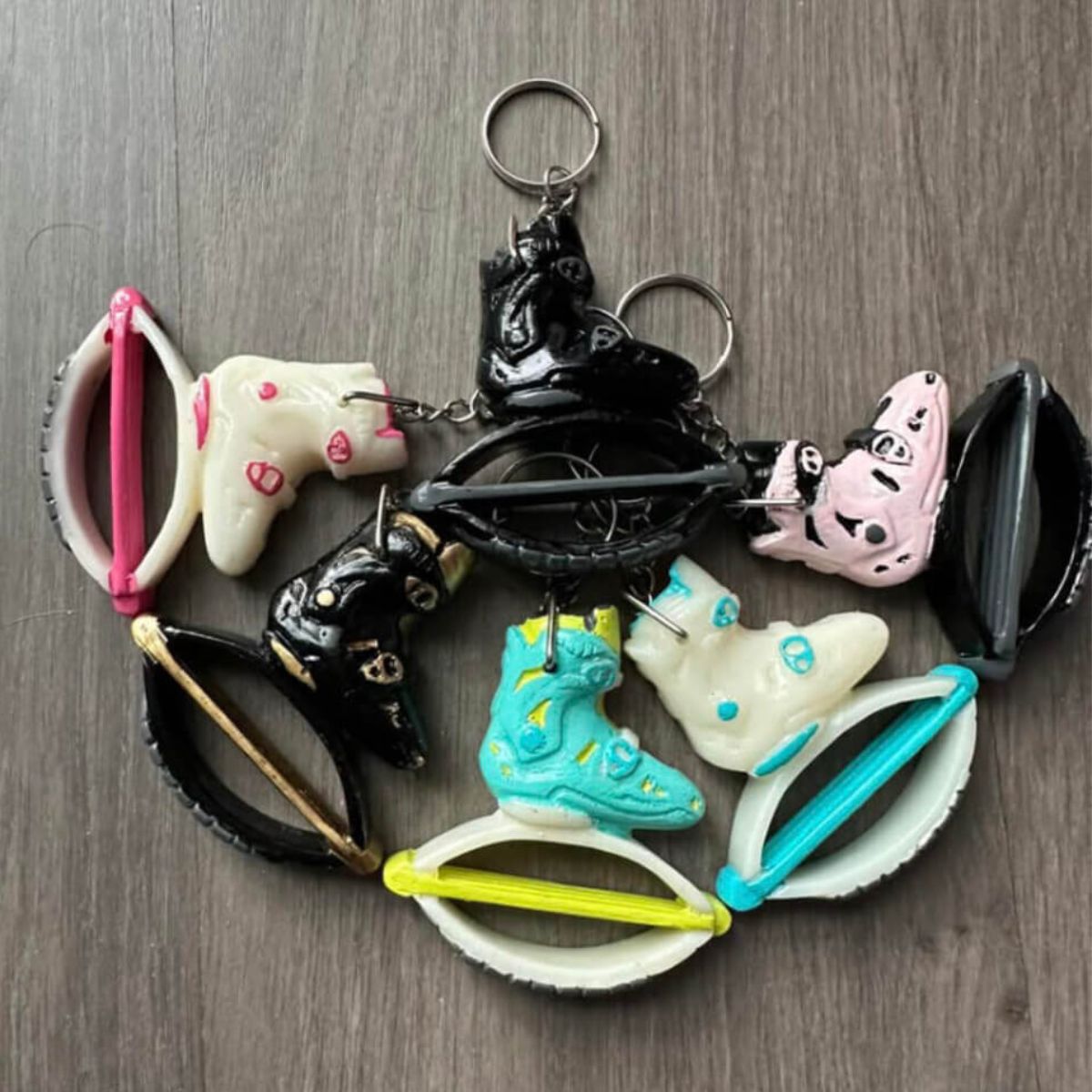 porte-clés bottes de sport