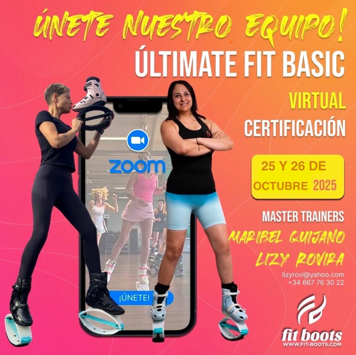 Certificação Virtual Ultimate Fit Jumps - 25-26 de outubro de 2025 com Master Trainers Maribel Guijano & Lizy Rovira